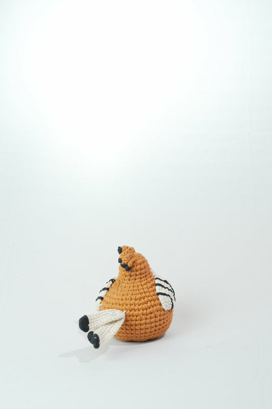 Hoopoe – Eco Souvenir (Hand-Crocheted Cotton Bird)