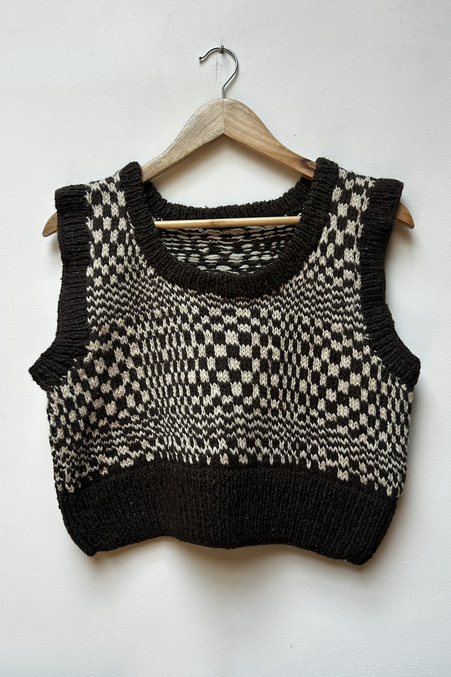 Pual Cropped Patterned Vest