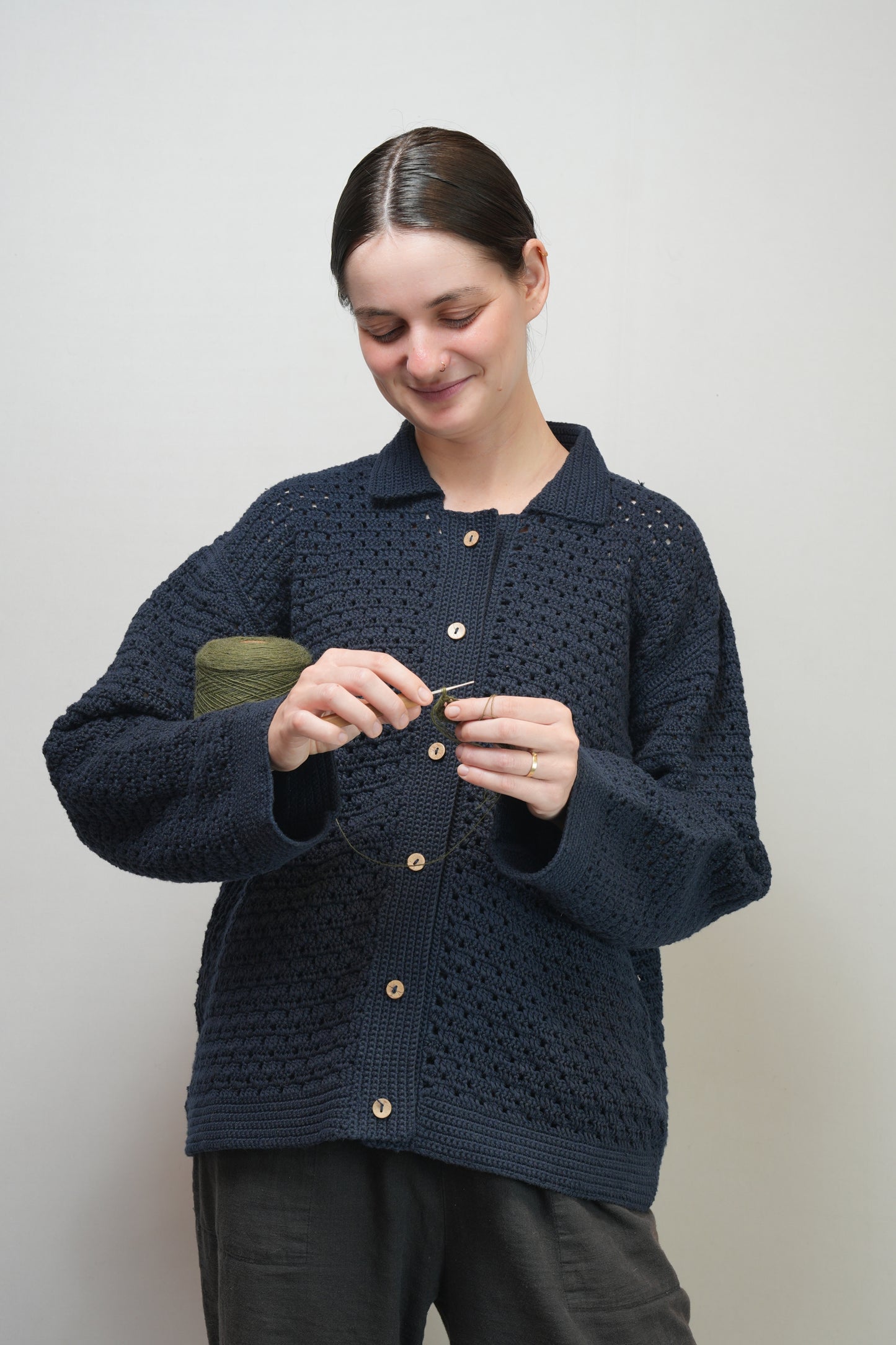 Bharai Crochet Cardigan