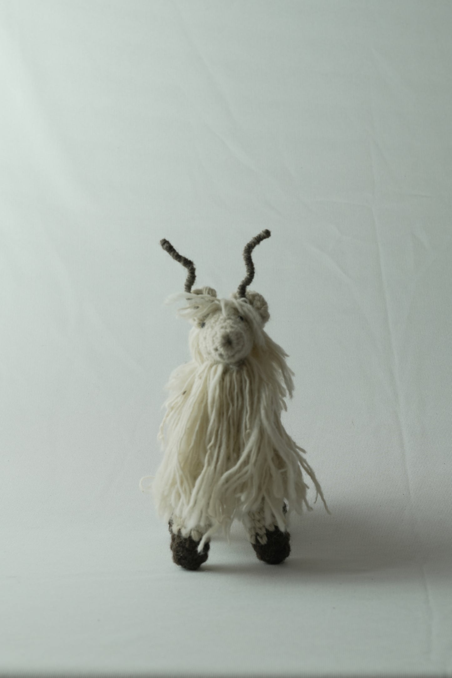 Mountain Goat Hand-Crochet Toy
