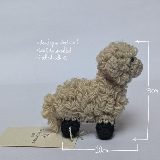 Bhedu Hand-Crochet Sheep – Small
