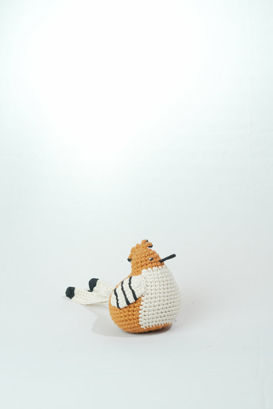 Hoopoe – Eco Souvenir (Hand-Crocheted Cotton Bird)