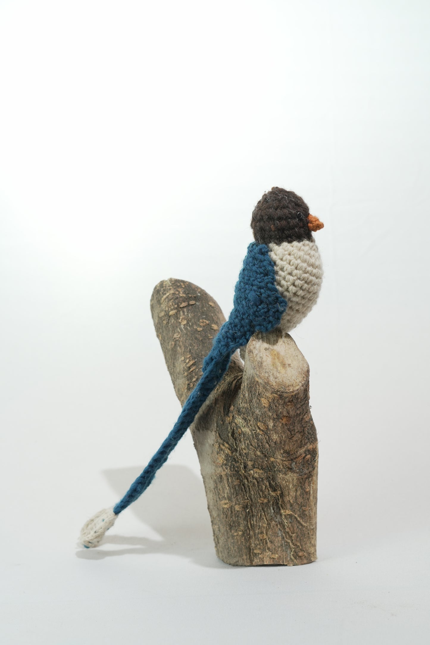 Blue Magpie - Himalayan Bird Hand-Crochet Toy