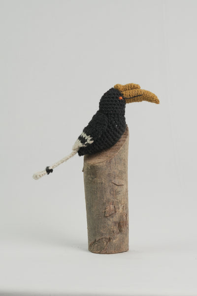 Great Hornbill - Himalayan Bird Hand-Crochet Toy