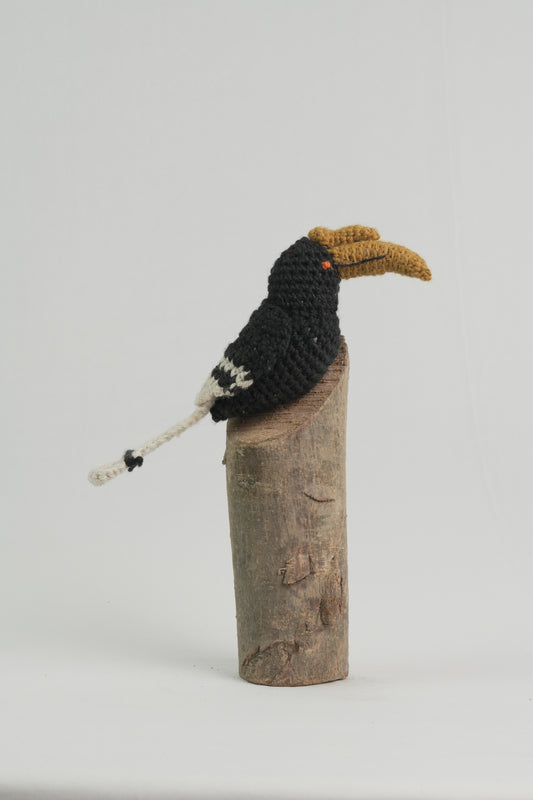 Great Hornbill - Himalayan Bird Hand-Crochet Toy