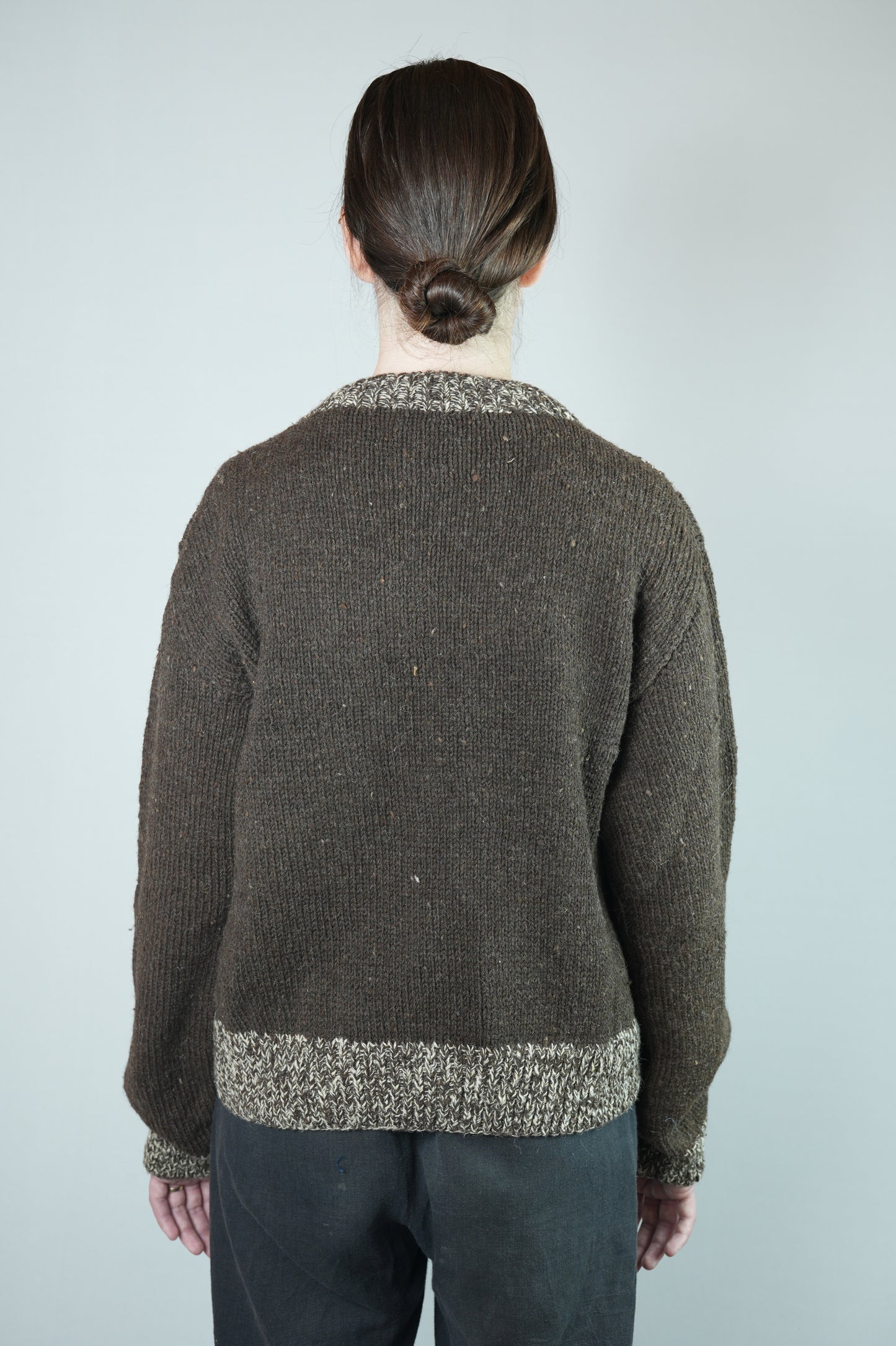 Pual Melange Yoke Pullover