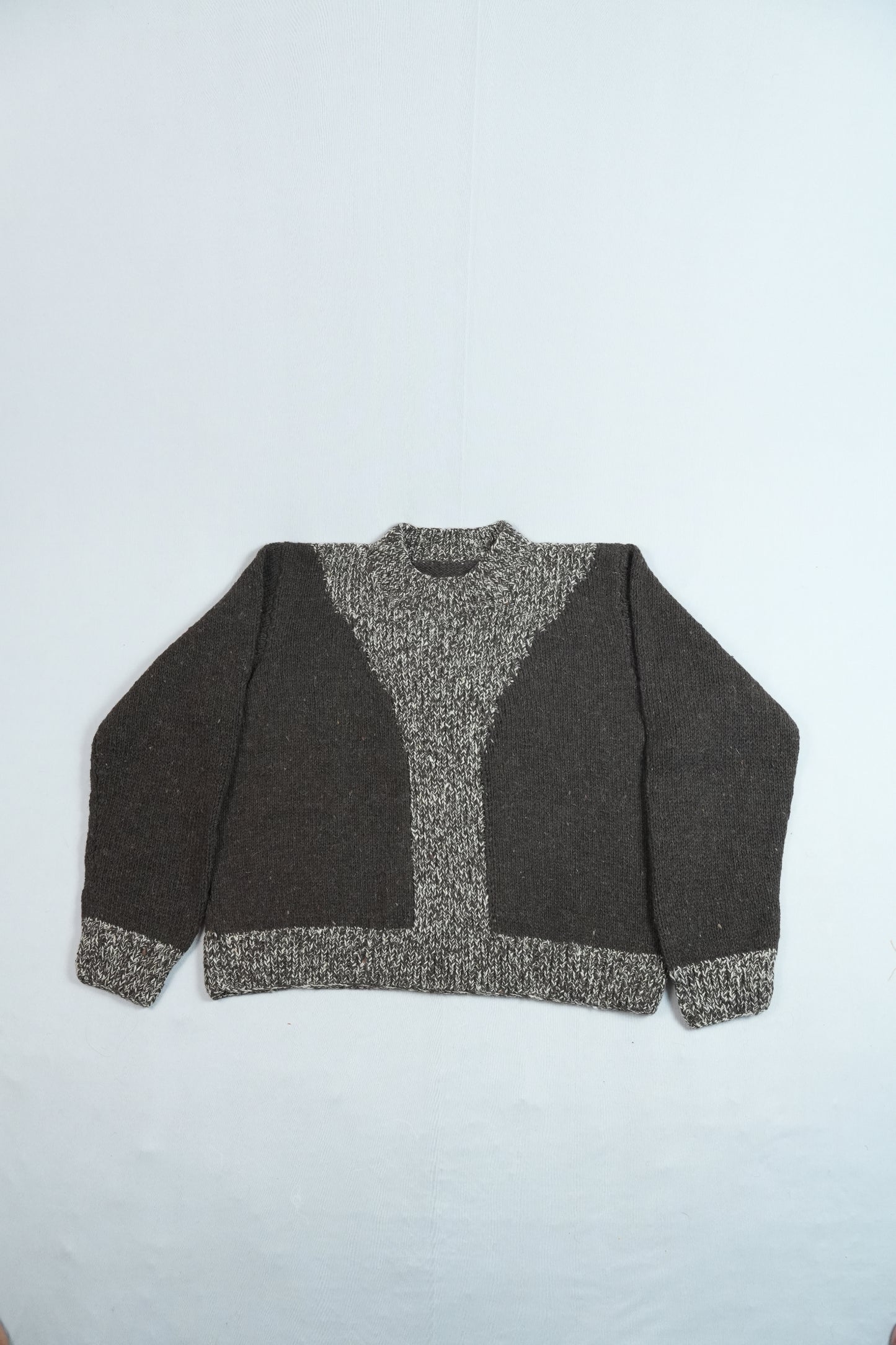 Pual Melange Yoke Pullover