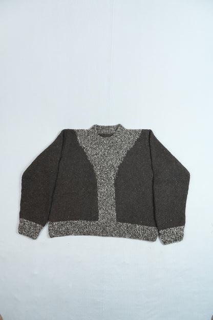 Pual Melange Yoke Pullover