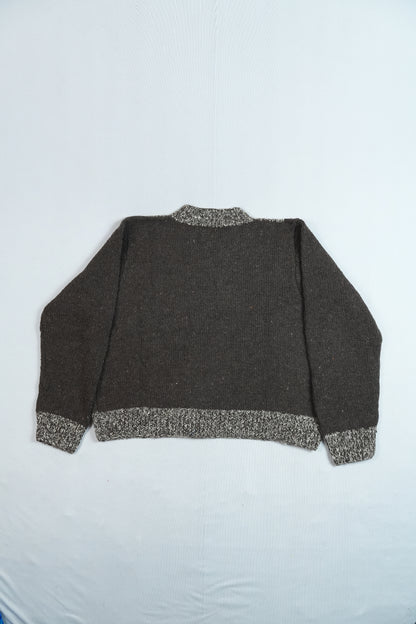 Pual Melange Yoke Pullover