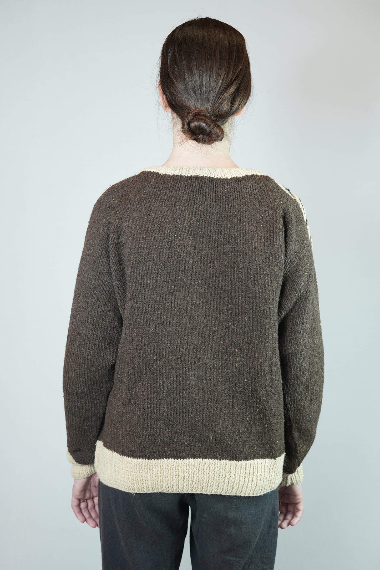 Pual Braided Sleeve Pullover