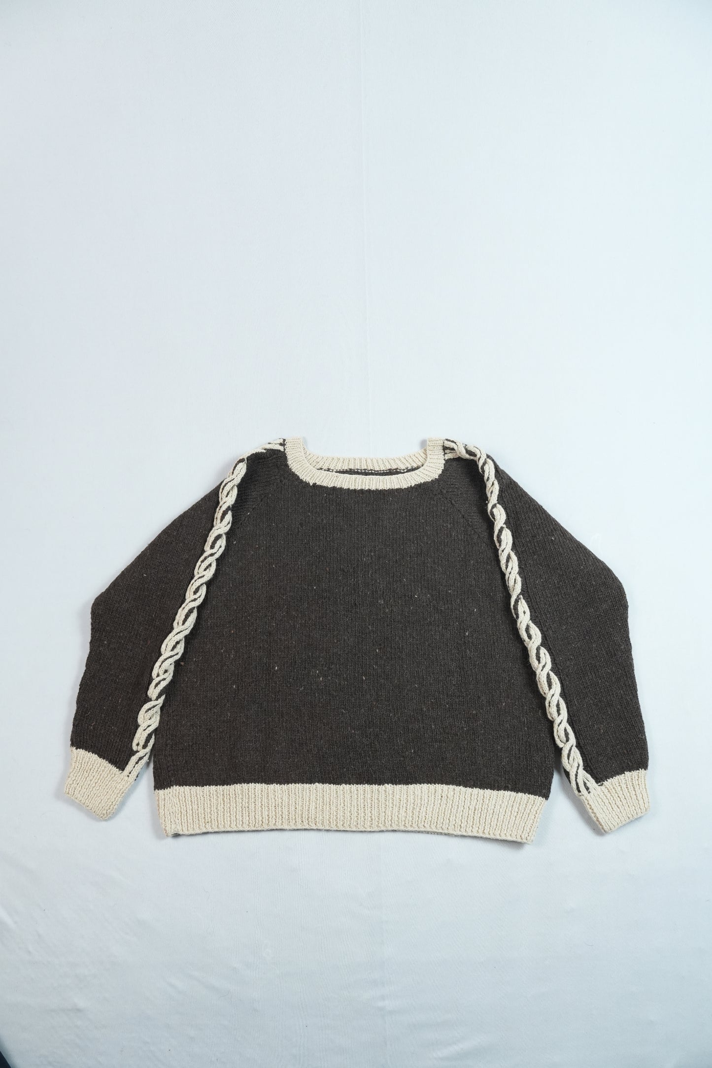 Pual Braided Sleeve Pullover