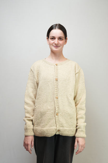 Pual Solid Wool Cardigan