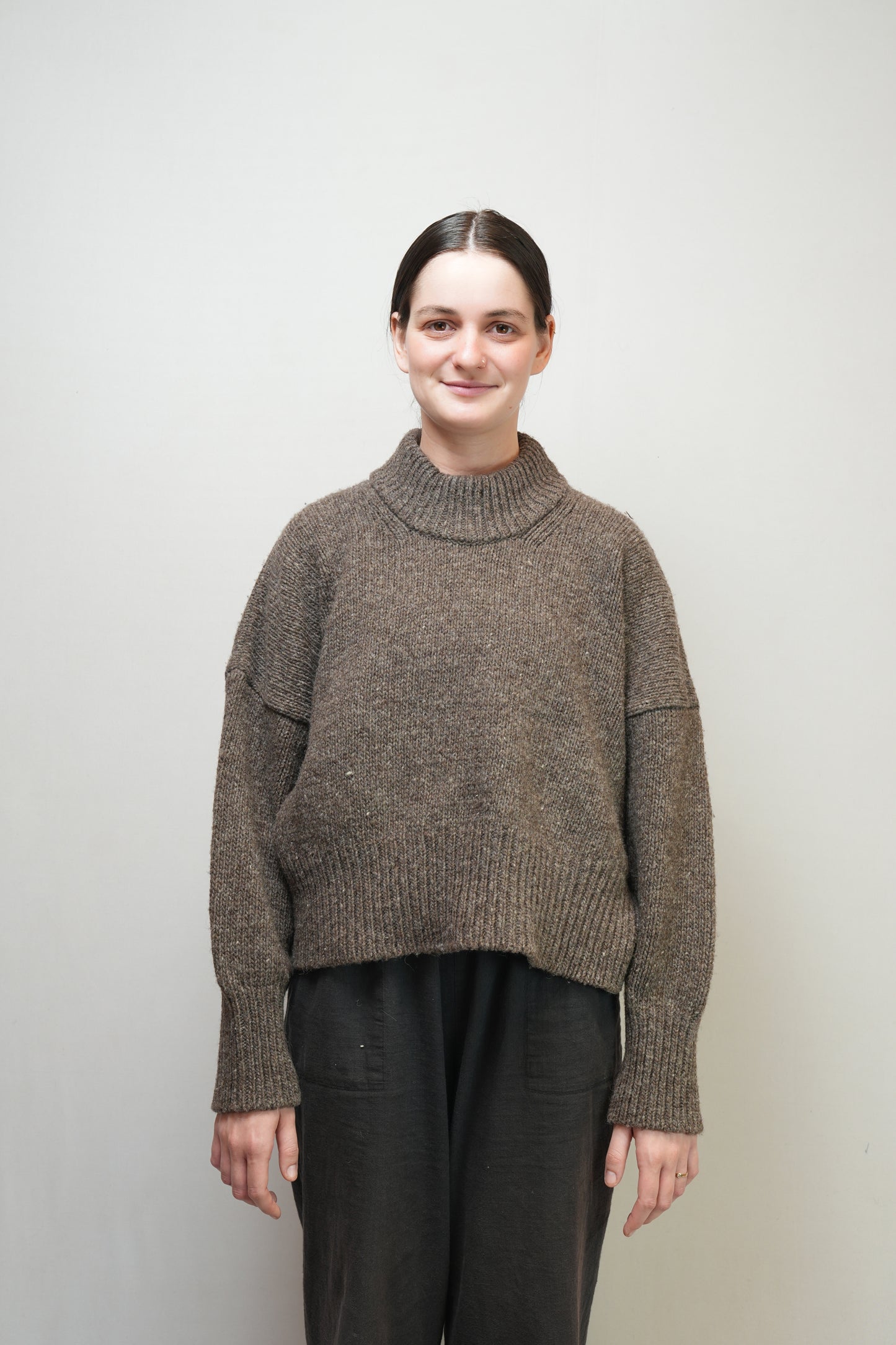 Pual Cropped Turtleneck Sweater