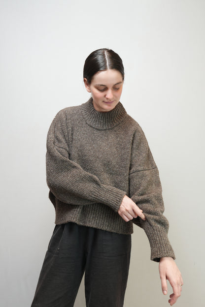 Pual Cropped Turtleneck Sweater