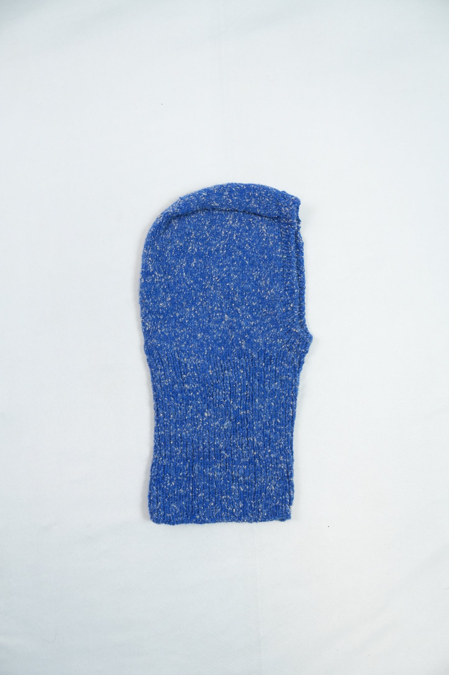 Wool Balaclava Hand-Knitted - Ink Melange