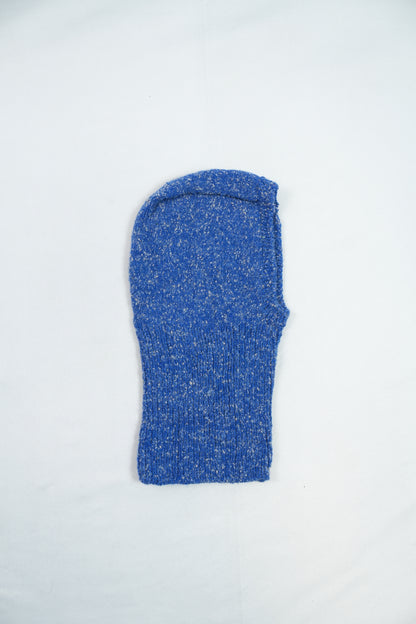 Wool Balaclava Hand-Knitted - Ink Melange
