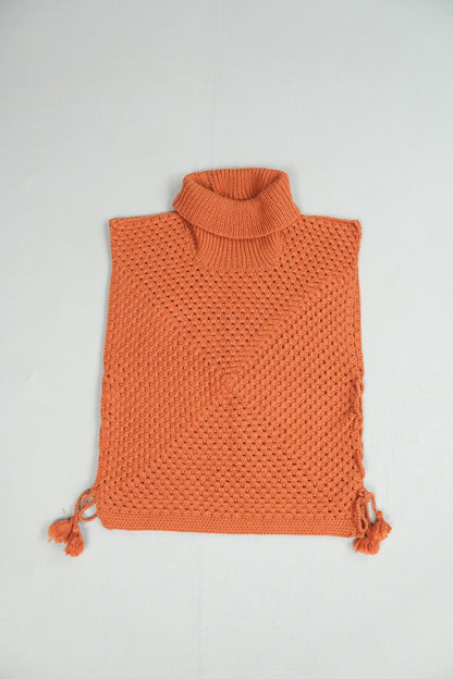 Square Top - High Neck - Orange