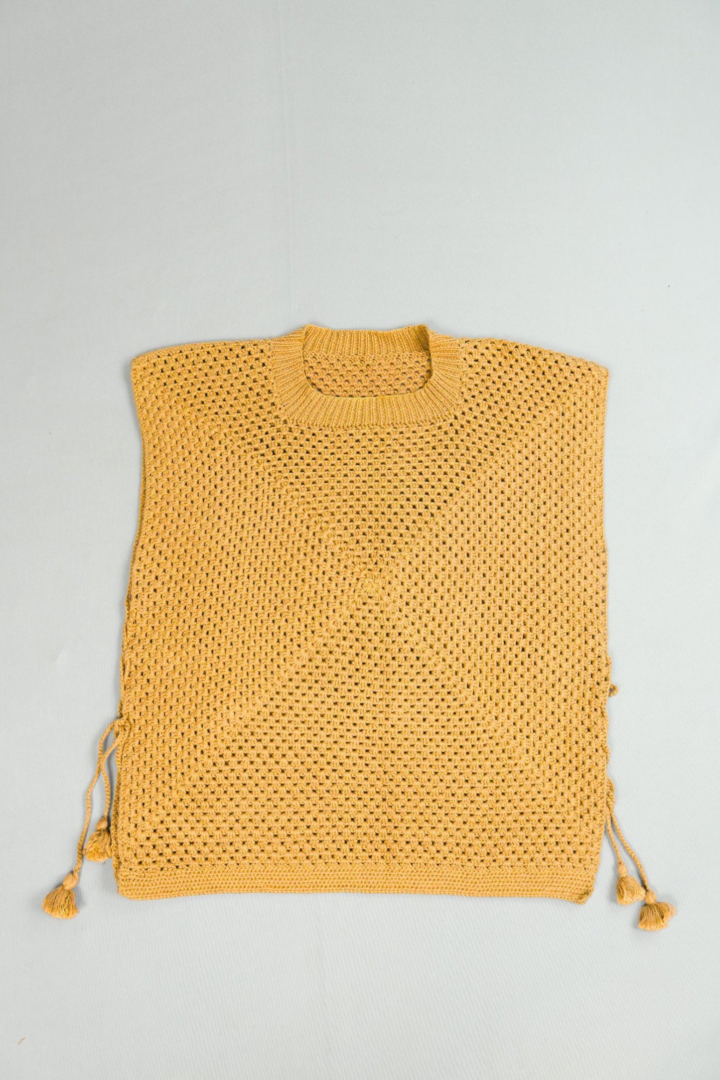 Square Top - Crew Neck - Yellow