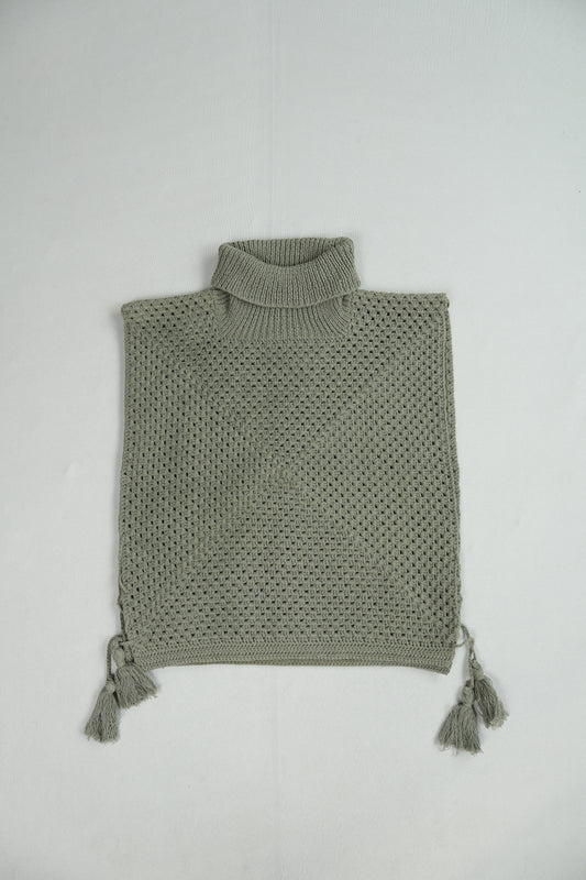 Square Top - High Neck - Sage
