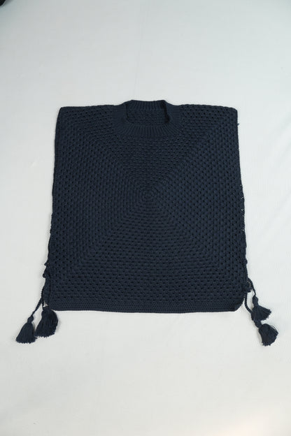 Square Top - Crew Neck - Indigo