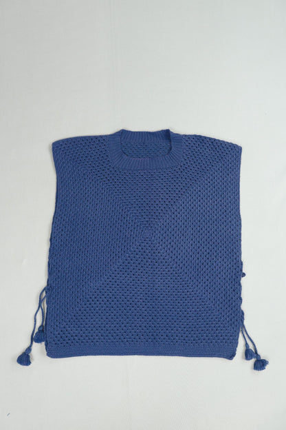 Square Top - Crew Neck - Ink Blue