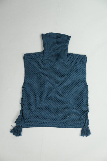 Square Top - High Neck - Indigo