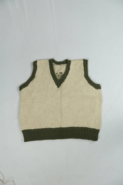 Darcha Vest - Flower - Olive