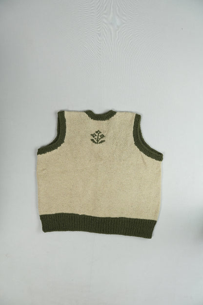 Darcha Vest - Flower - Olive