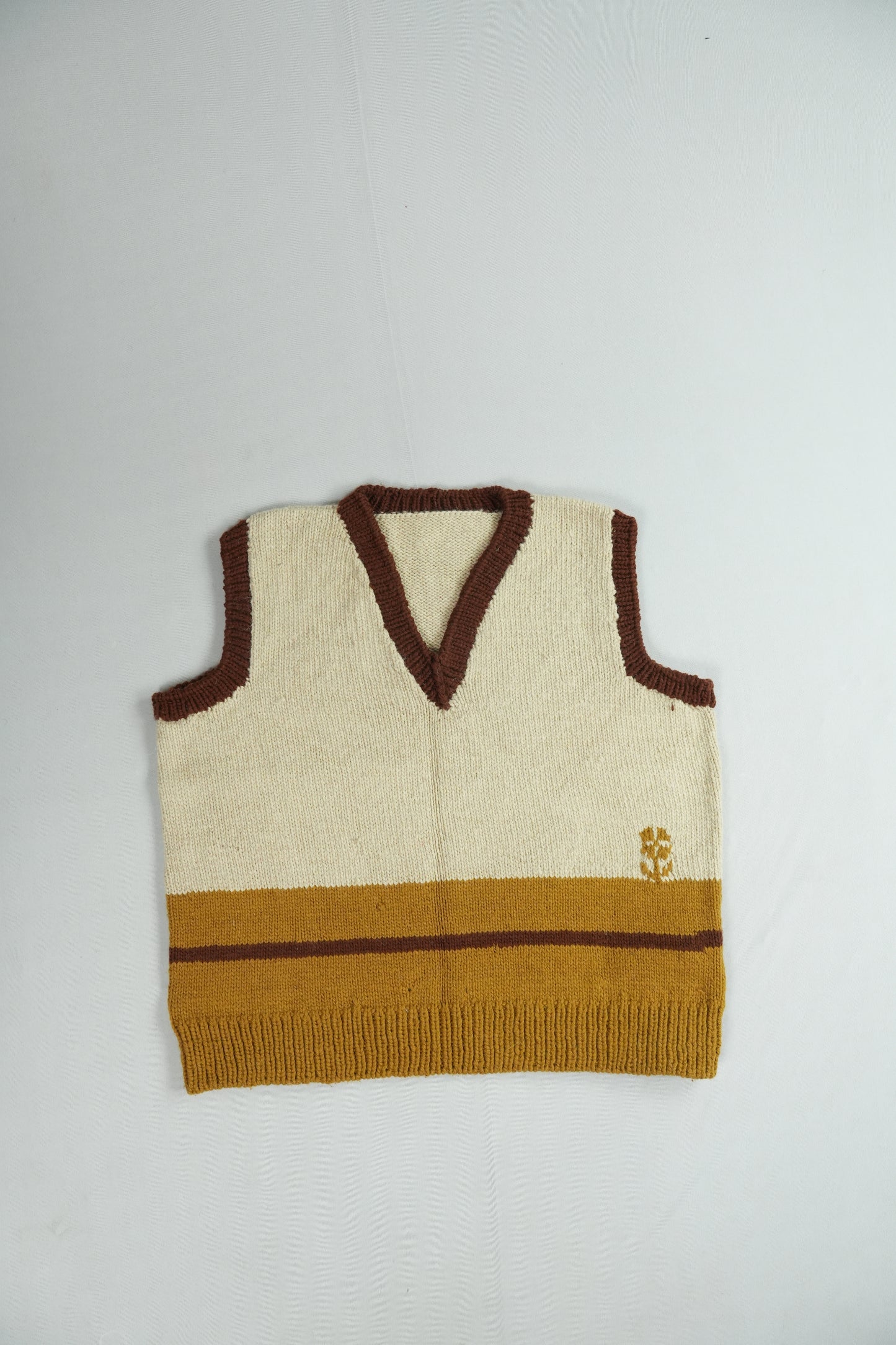 Darcha Vest - Flower - Ochre