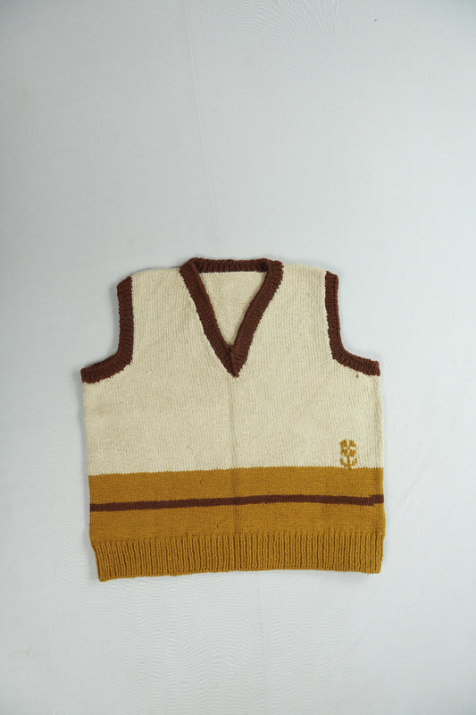 Darcha Vest - Flower - Ochre