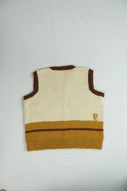Darcha Vest - Flower - Ochre
