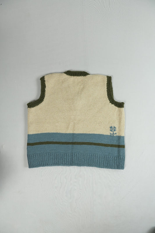 Darcha Vest - Flower - Teal