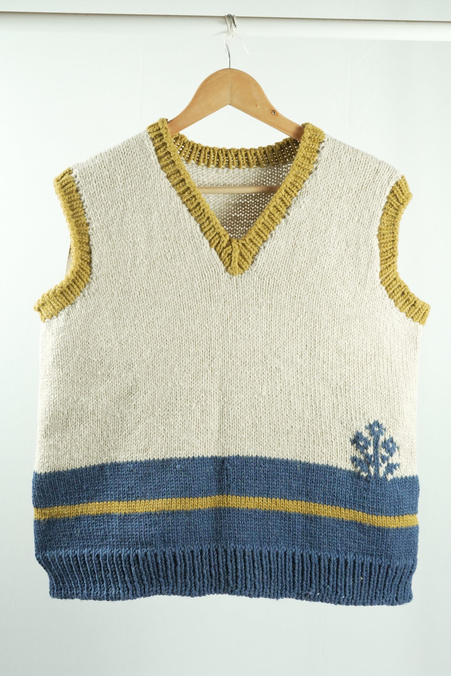 Darcha Vest - Flower - Indigo