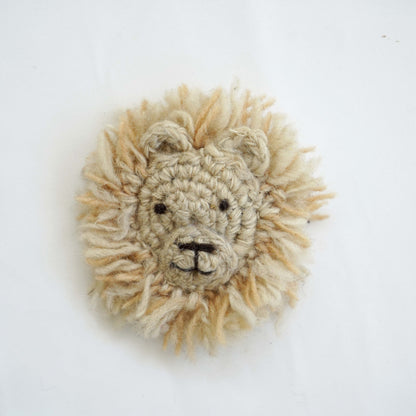 Shera Lion Head Brooch