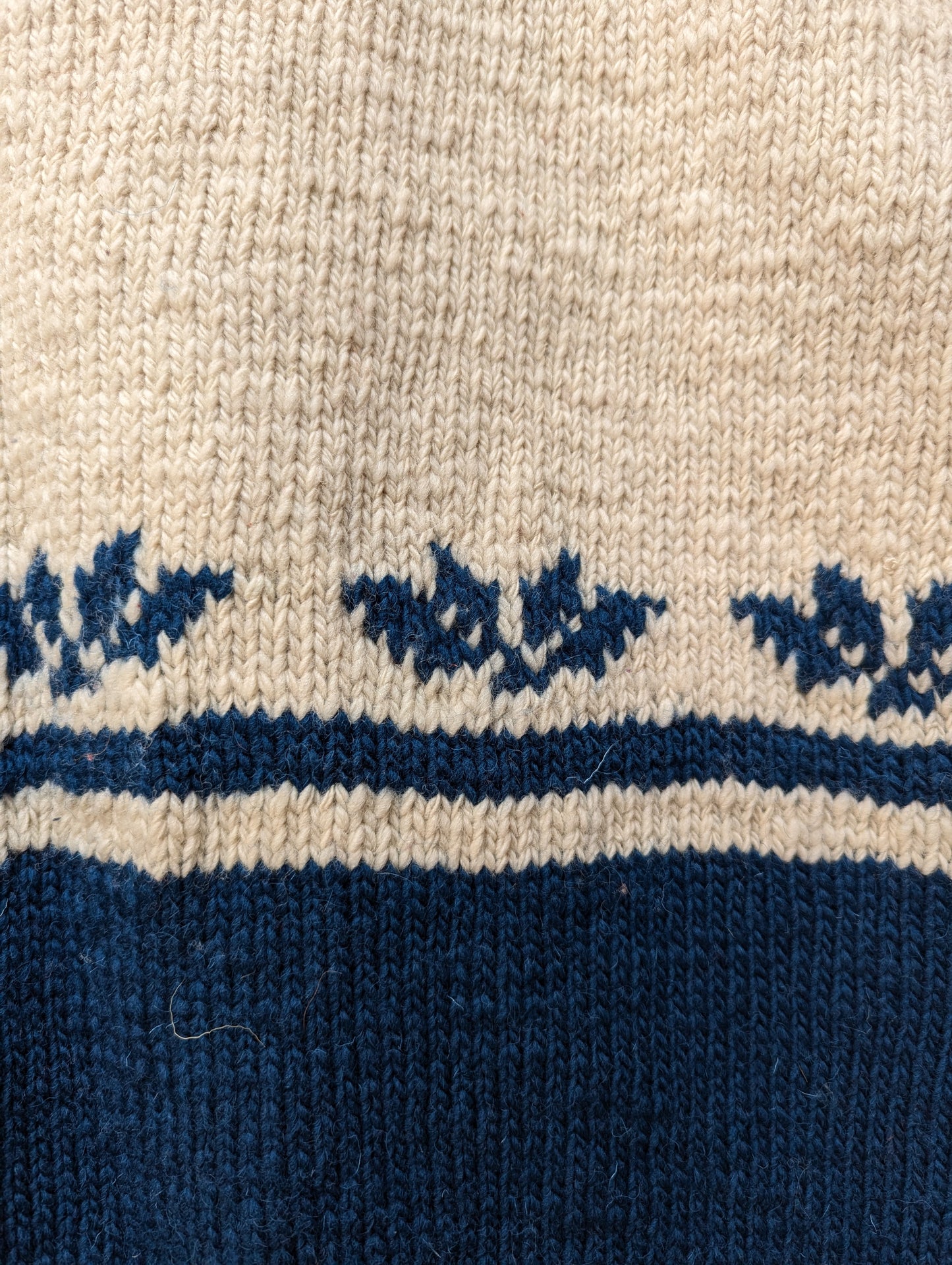 Darcha handloom wool knit vest colour navy blue front close view for men and women 