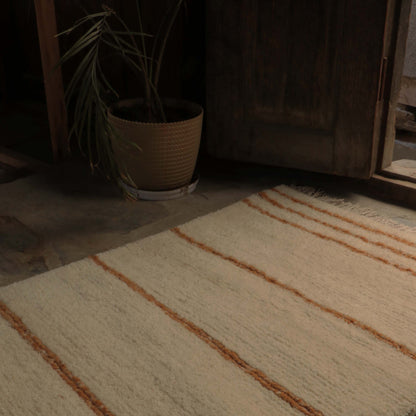 Yellow Stripe Tsug Den Carpet