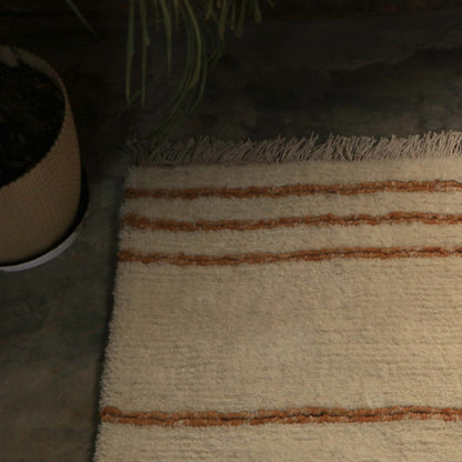 Yellow Stripe Tsug Den Carpet