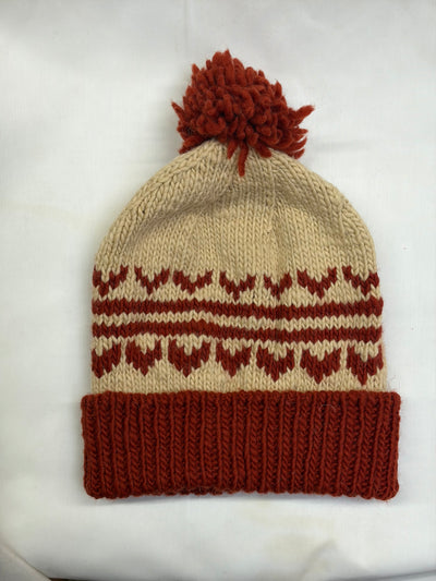 Fair Isle Wool Beanie - Shop@Woolknitters