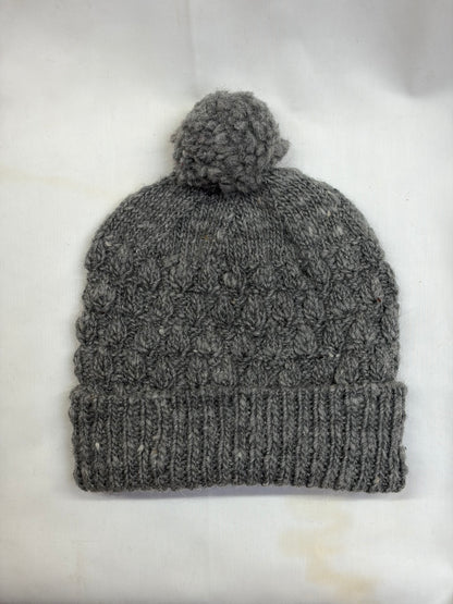 Textured wool knit beanie