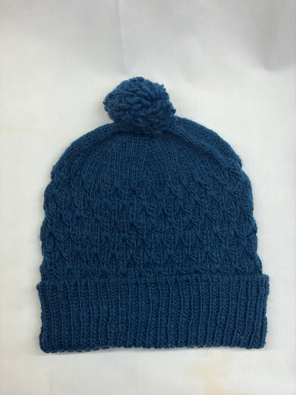 Textured wool knit beanie