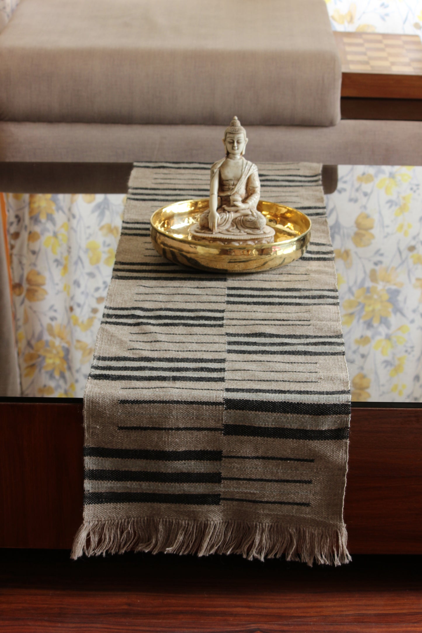 Gaddi Trails: Handloom Himalayan Wool Table Runner