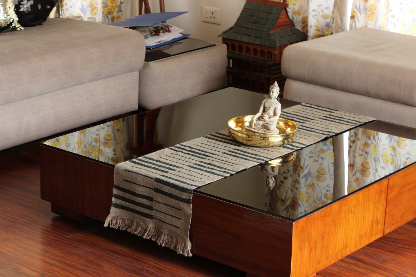 Gaddi Trails: Handloom Himalayan Wool Table Runner