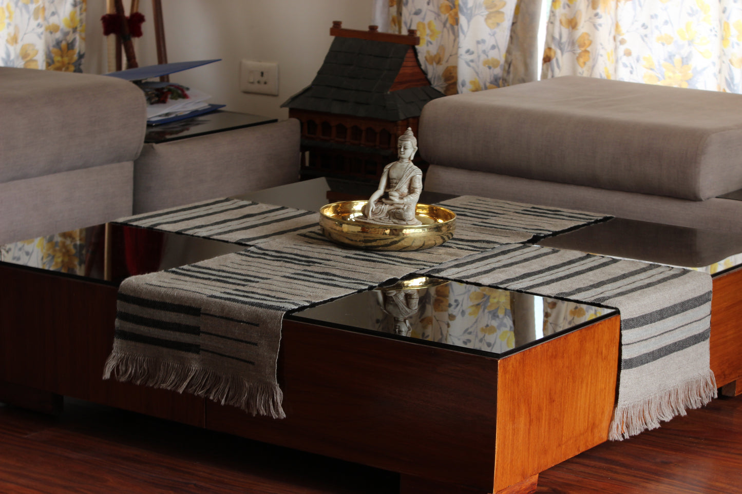 Gaddi Trails: Handloom Himalayan Wool Table Runner