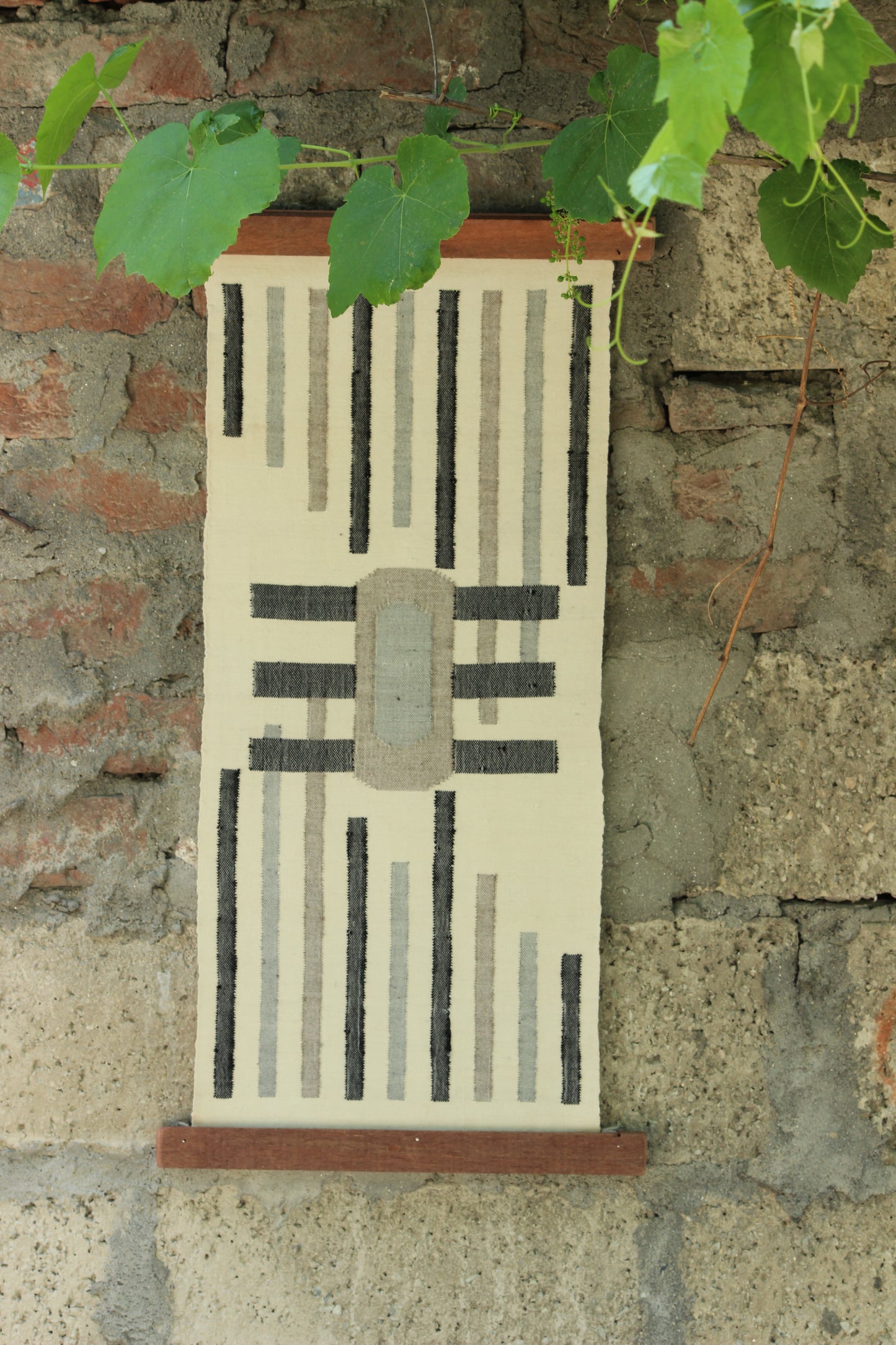 Shiva's Insight: Handloom Wall Piece