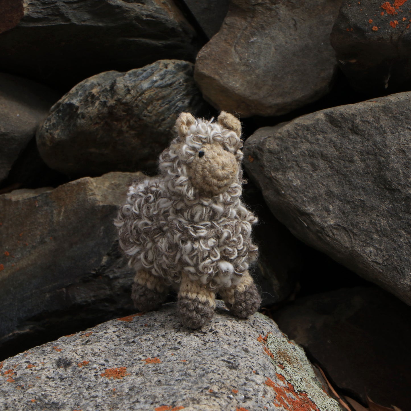 Merino Sheep Hand-Crochet Doll