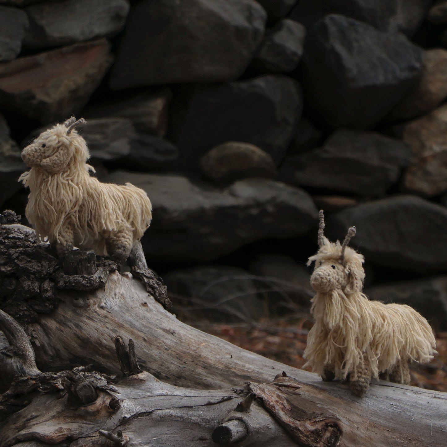 Mountain Goat Hand-Crochet Doll