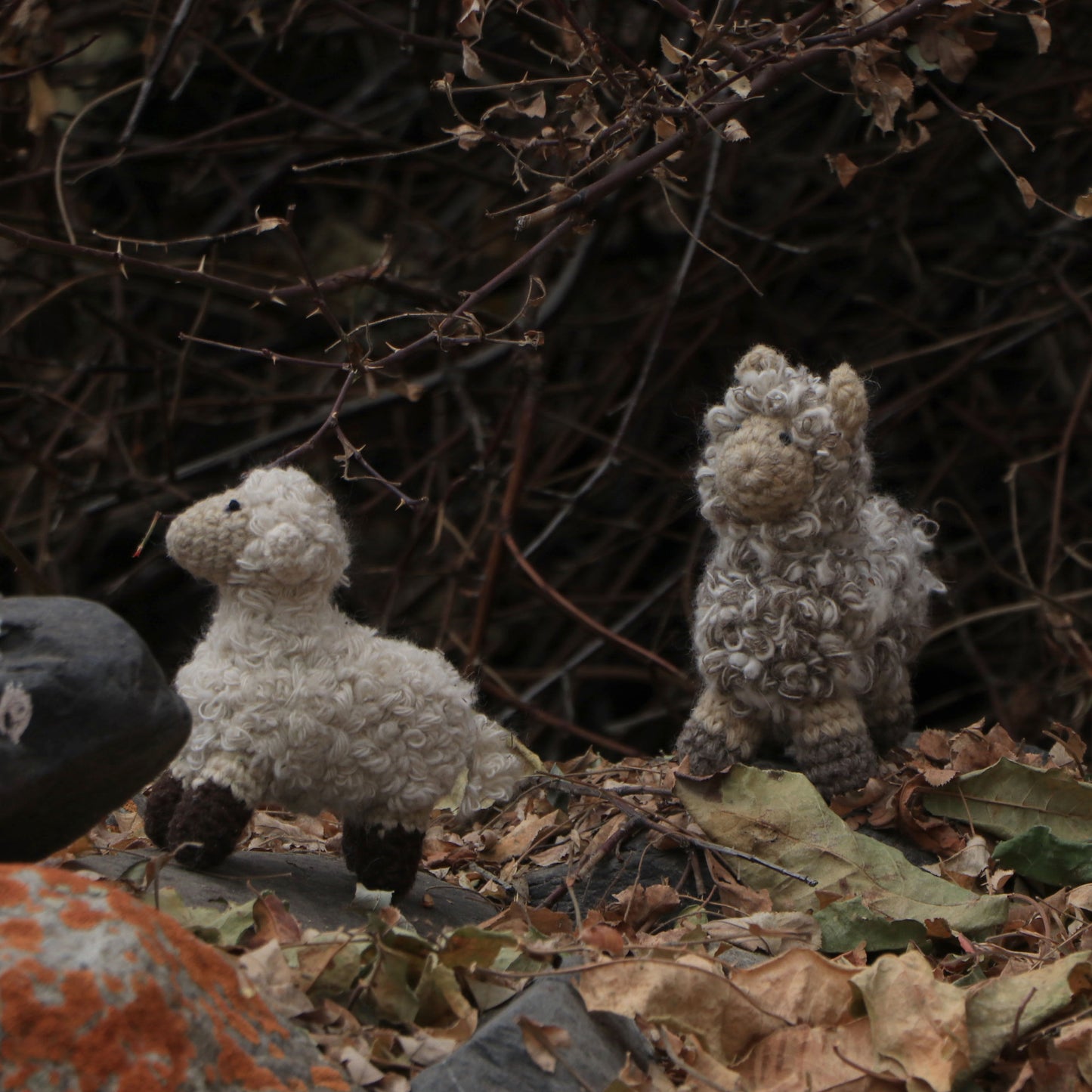 Merino Sheep Hand-Crochet Doll