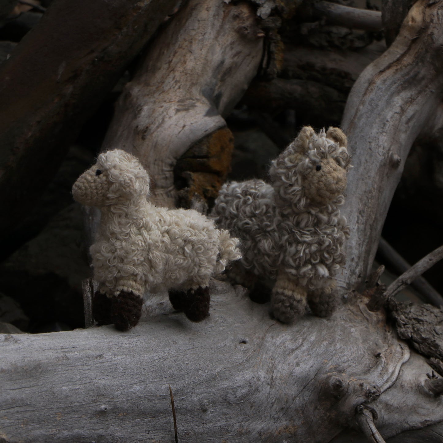 Merino Sheep Hand-Crochet Doll