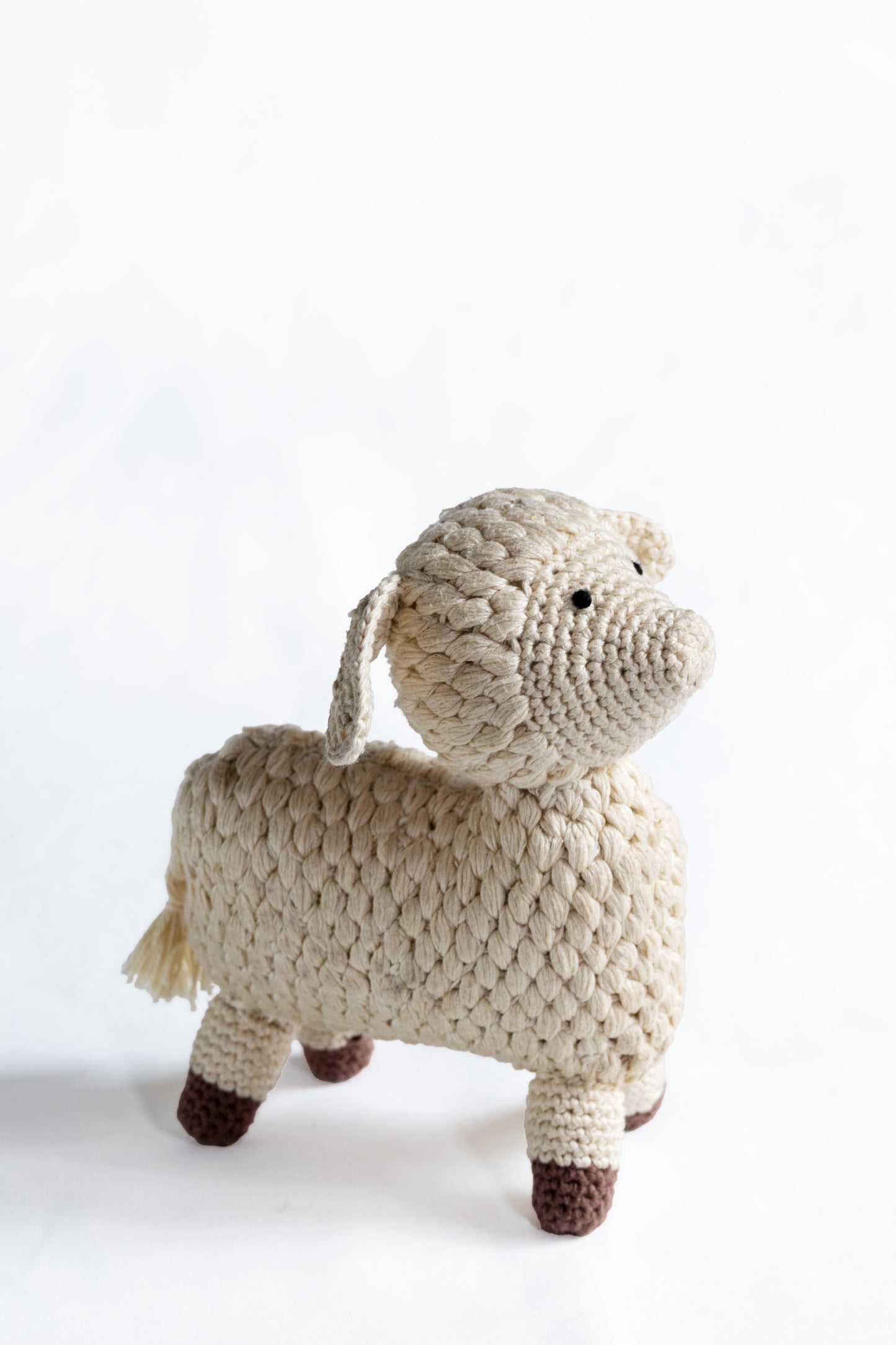 Gaddi wool Hand crochet Sheep - Big SHEHAAT