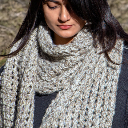 Spiti Sands Hand-Knit Muffler